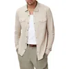 John Varvatos Men's Drew Trucker Jacket In Almond