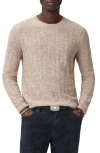 John Varvatos Baiso Crewneck Sweater In White