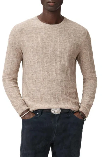 John Varvatos Baiso Crewneck Sweater In White