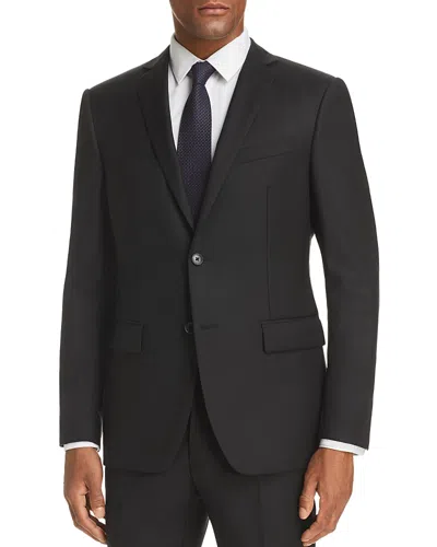 John Varvatos Tonal Dotted Stripe Slim Fit Suit Jacket In Black