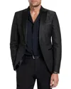 John Varvatos Bonnie Wool Blend Dinner Jacket In Black