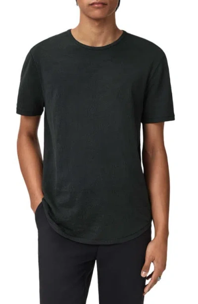 John Varvatos Blaise Wave Organic Cotton T-shirt In Black