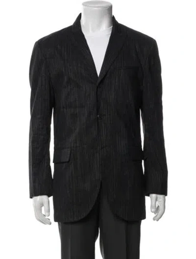 Pre-owned John Varvatos Blazer In Black