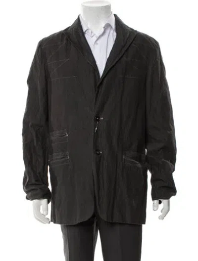 Pre-owned John Varvatos Blazer In Gray