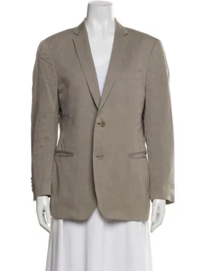 Pre-owned John Varvatos Blazer In Gray