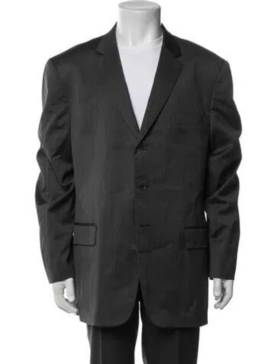 Pre-owned John Varvatos Blazer In Gray