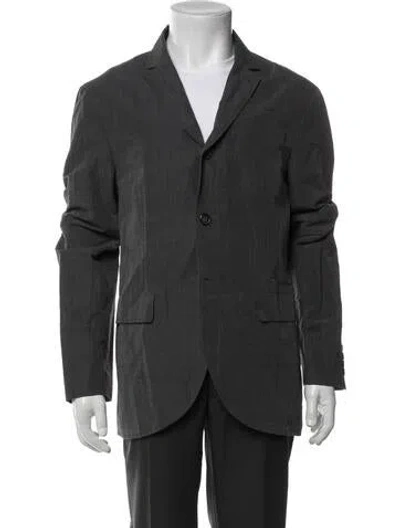 Pre-owned John Varvatos Blazer In Gray