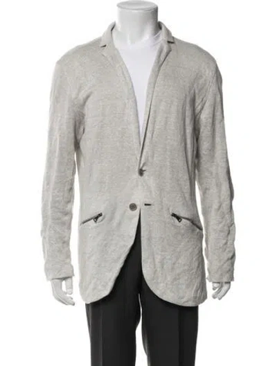 Pre-owned John Varvatos Blazer In Gray