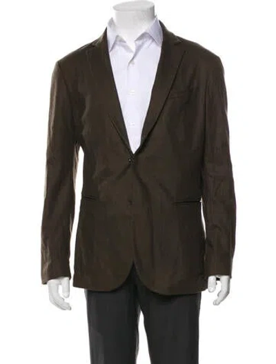 Pre-owned John Varvatos Blazer In Green