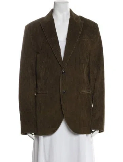 Pre-owned John Varvatos Blazer In Green