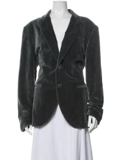 Pre-owned John Varvatos Blazer In Green