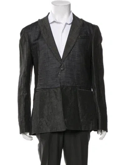 Pre-owned John Varvatos Blazer In Green