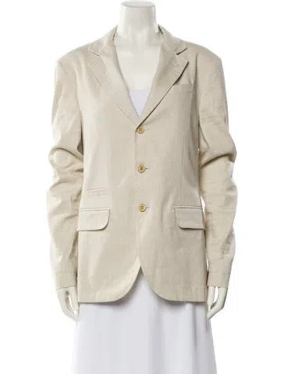 Pre-owned John Varvatos Blazer In Neutral