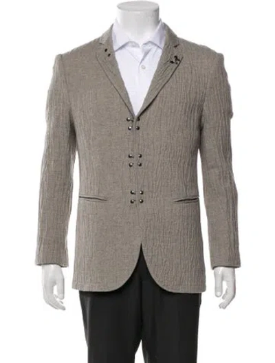 Pre-owned John Varvatos Blazer In Neutral