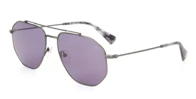 John Varvatos Blue Pilot Men's Sunglasses Sjv570 586n 58