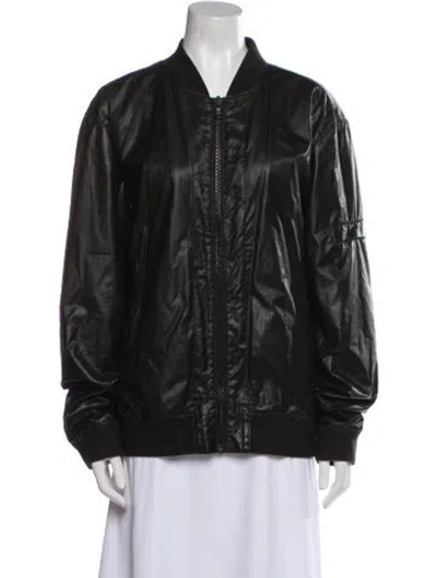 Pre-owned John Varvatos Bomber Jacket In Black