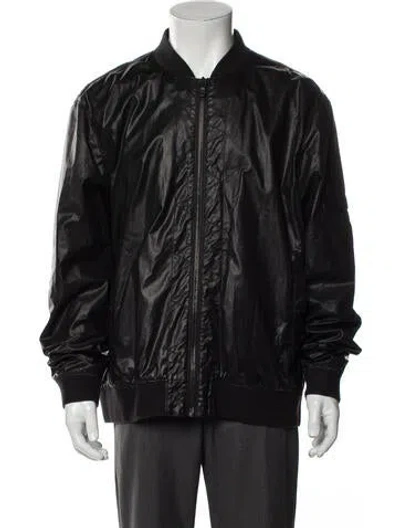 Pre-owned John Varvatos Bomber Jacket In Black