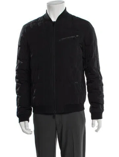 Pre-owned John Varvatos Bomber Jacket In Black