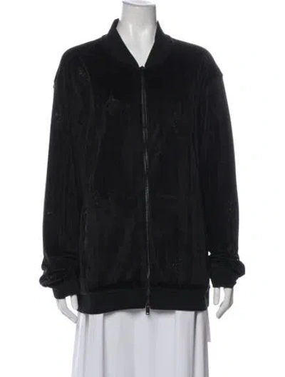 Pre-owned John Varvatos Bomber Jacket In Blue