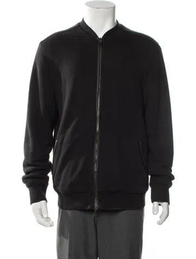 Pre-owned John Varvatos Bomber Jacket In Gray