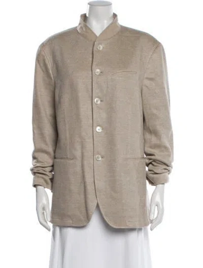 Pre-owned John Varvatos Bomber Jacket In Neutral