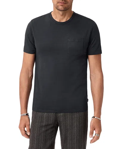 John Varvatos Bond Short Sleeve Burnout Tee In Black