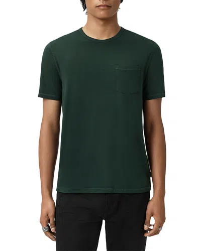 John Varvatos Bond Short Sleeve Burnout Tee In Green