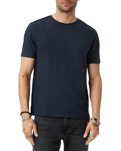 John Varvatos Brasse Short Sleeve Tee In Blue