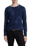 John Varvatos Bristols Long Sleeve Pima Cotton T-shirt In Blue