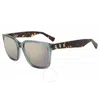 John Varvatos Bronze Mirror Square Ladies Sunglasses Sjv554 0ble 56