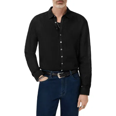 John Varvatos Bucks Button-up Shirt In Black