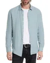 John Varvatos Button Slim Fit Shirt In Blue