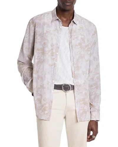 John Varvatos Button Slim Fit Shirt In Neutral