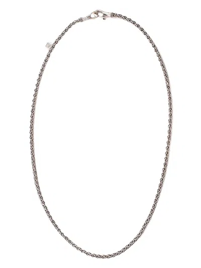 John Varvatos Cable Link Chain Necklace In Silver