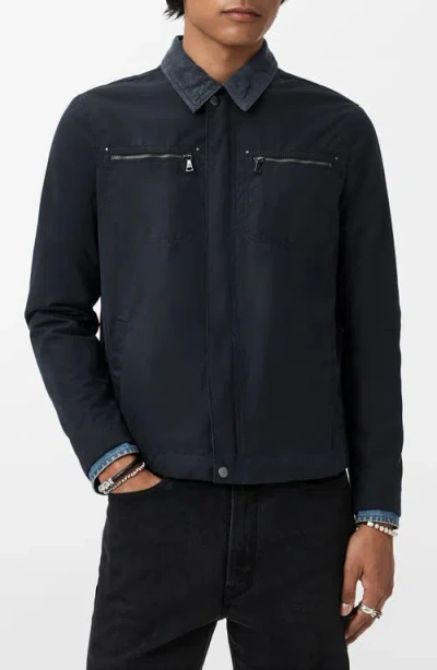 JOHN VARVATOS JOHN VARVATOS CALVIN WAXED COTTON WORK JACKET