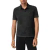 John Varvatos Carsten Johnny Collar Polo In Green