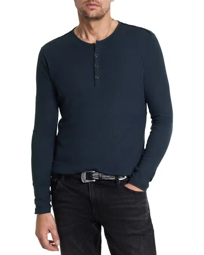 JOHN VARVATOS JOHN VARVATOS CARVER REGULAR FIT WOOL-BLEND HENLEY