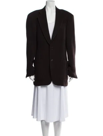 Pre-owned John Varvatos Cashmere Blazer In Brown