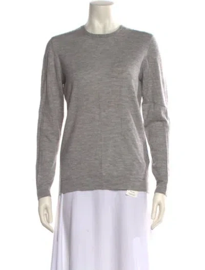Pre-owned John Varvatos Cashmere Crew Neck Sweater In Purple