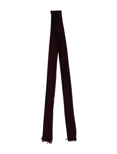 Pre-owned John Varvatos Cashmere Scarf In Purple