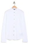 John Varvatos Clark Organic Cotton Jersey Button-up Shirt