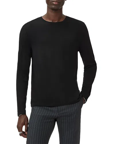 John Varvatos Clemente Long Sleeve Tee In Black
