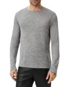 John Varvatos Clemente Long Sleeve Tee In Gray