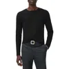 John Varvatos Clemente Long Sleeve Tee In Black