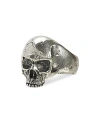 John Varvatos Collection Men's Sterling Silver Skull Statement Ring In Silver