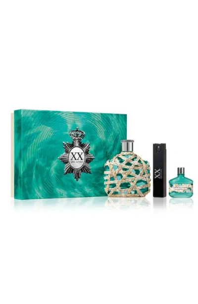 John Varvatos Men's 3-pc. Xx Artisan Teal Eau De Toilette Gift Set In No Color