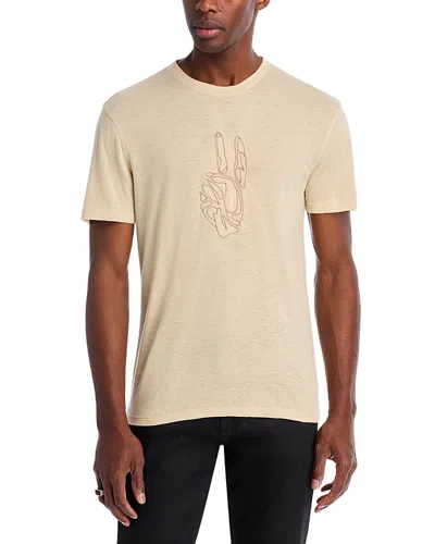 John Varvatos Cordin Short Sleeve Graphic Tee In Brown