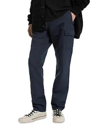 John Varvatos Craig Cargo Pants In Dark Navy