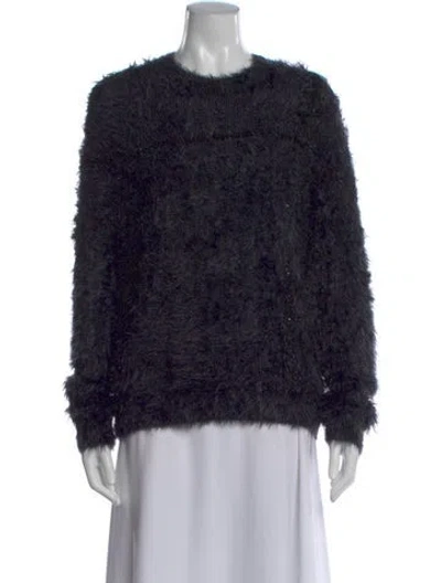 Pre-owned John Varvatos Crew Neck Sweater In Black