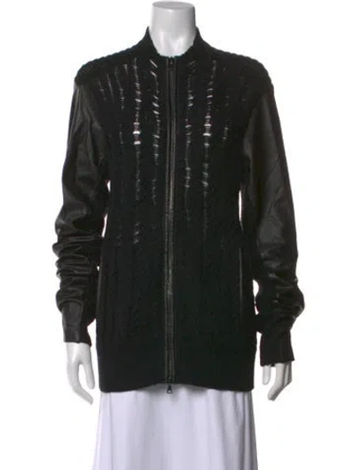 Pre-owned John Varvatos Crew Neck Sweater In Black